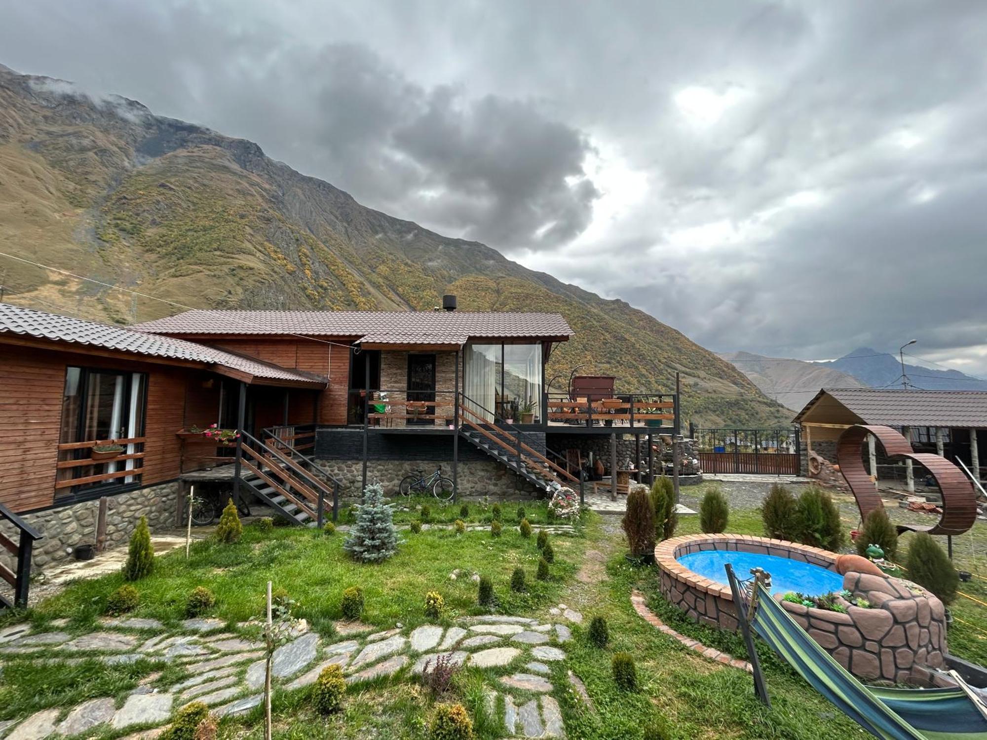 Panorama Cottages Kazbegi Exteriör bild